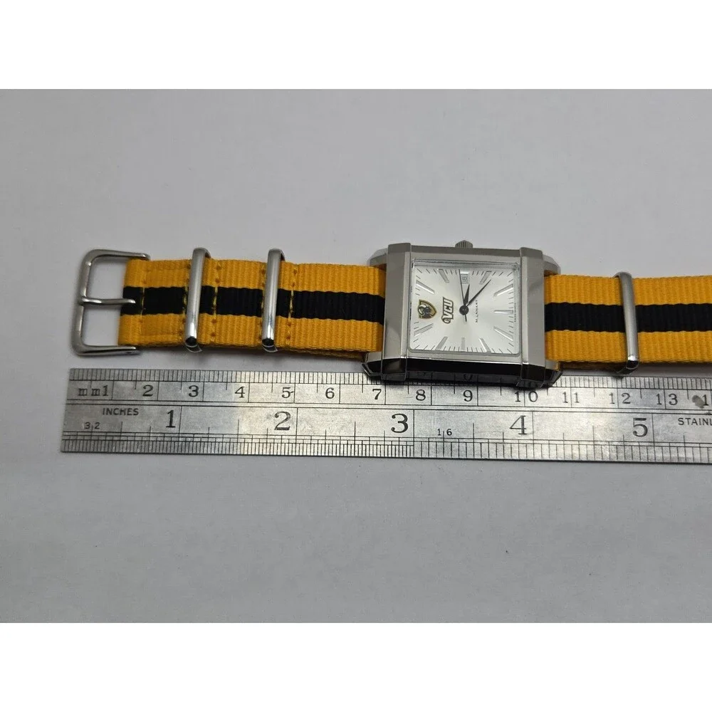 M. LaHart VCU Collegiate Virginia Commonwealth Rams Swiss Date Watch New Battery